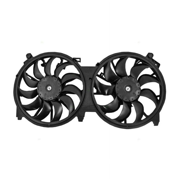 New Dual Radiator And Condenser Fan Compatible With Nissan Altima Coupe Maxima Sedan 2007- 2014 2015 2016 By Part Numbers NI3115134 21481JA000 214813TB0A
