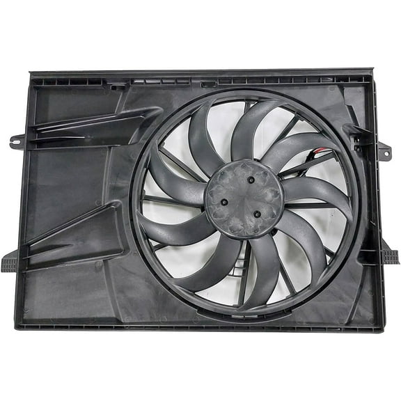 New Dual Radiator And Condenser Fan Compatible With Hyundai Santa Fe SE XRT SEL Sport Utility 2.5L L4 2497cc 2021-2023 By Part Numbers HY3115180 25380-S1400 762405-23775-6 625100