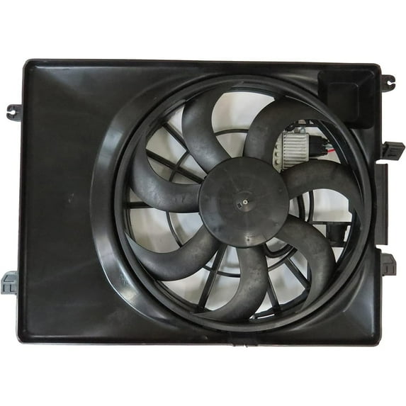 New Dual Radiator And Condenser Fan Compatible With Hyundai Tucson Ultimate Value Edition Limited SE SEL Plus 2.0L 2.4L 2016-2021 By HY3115155 25380-D3600 762405-23724-4 624620