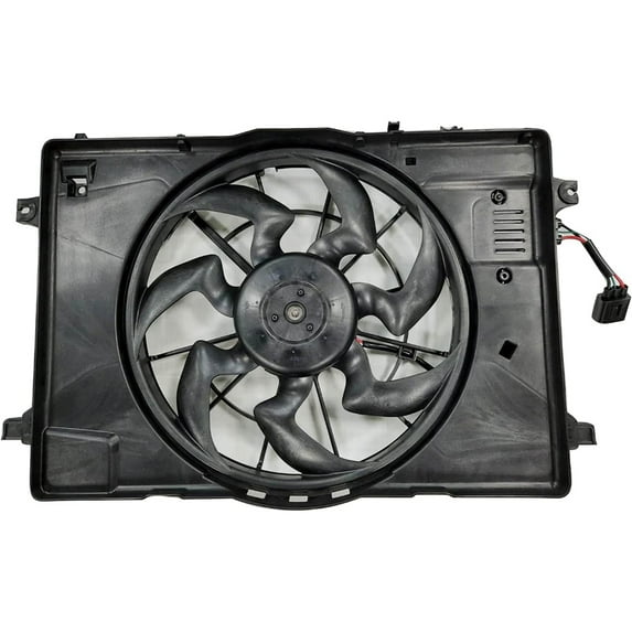 New Dual Radiator And Condenser Fan Compatible With Kia Niro s Touring Launch EX Premium FE LX LXS Special Edition 1.6L 2017-2022 By KI3115158 25380-G2000 762405-23739-8 624770