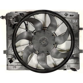 New Dual Radiator And Condenser Fan Compatible With Mercedes-Benz E300 E350 E400 E450 GLC300 GLC350E 4Matic Base 2017-2023 By Part Numbers 099 906 39 02 762405-23773-2 625070 MB3115137