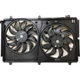 thumbnail image 1 of New Dual Radiator And Condenser Fan Compatible With Mitsubishi Outlander LE ES SE SEL SP Sport Utility 4-Door 2.4L 2014-2020 By Part Numbers 1355A266 MI3115151 762405-23778-7 625120, 1 of 4