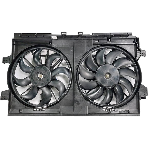 New Radiator and Condenser Fan Assembly Compatible with 2018-2023 Subaru Crosstrek 2.0L 2.5L H4 All Trims Dual Fan with Shroud PA+GF 45121FL00A SU3115143 625020 762405-23762-6 1995cc