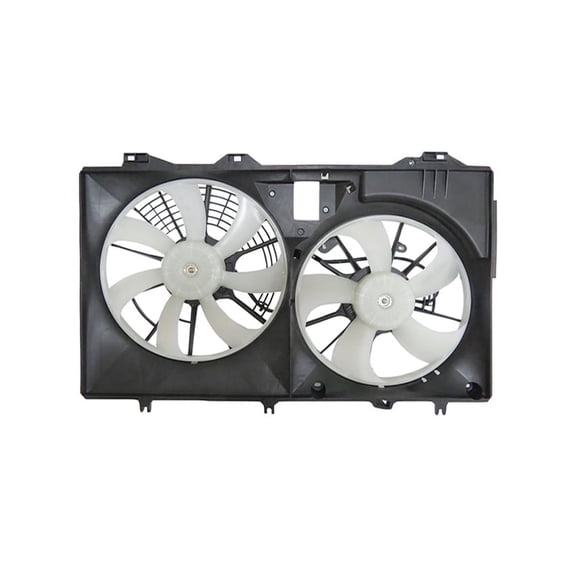 New Dual Radiator And Condenser Fan Compatible With Toyota Sienna Base 2017 2018 By Part Numbers 163610P180 163610P440 163630P370 TO3115198 167110P400