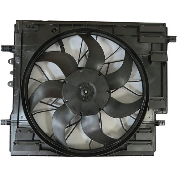 New Dual Radiator And Condenser Fan Compatible With Volvo XC90 T6 T8 First Edition Recharge Inscription Momentum R-Design Excellence Expression 2.0L 2016-2021 By VO3115118 31657772