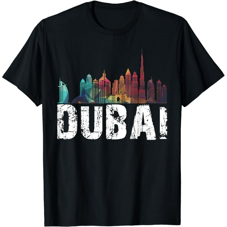 New Dubai Love Skyline Unisex T Shirt For Holidays In Dubai New Dubai Love Skyline Unisex T Shirt For Holidays In Dubai