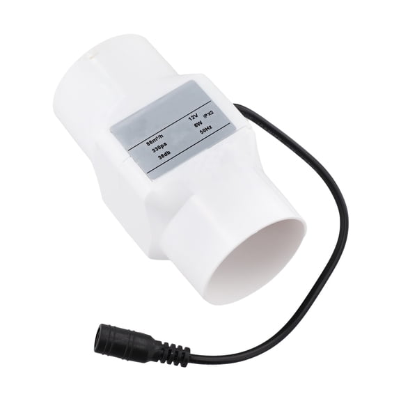 New Duct Fan Powerful Inline Exhaust Fan 12V 6W Duct Blower 50Mm Indoor Air Exhaust For Workshop Basement Tent Ventilation Fan