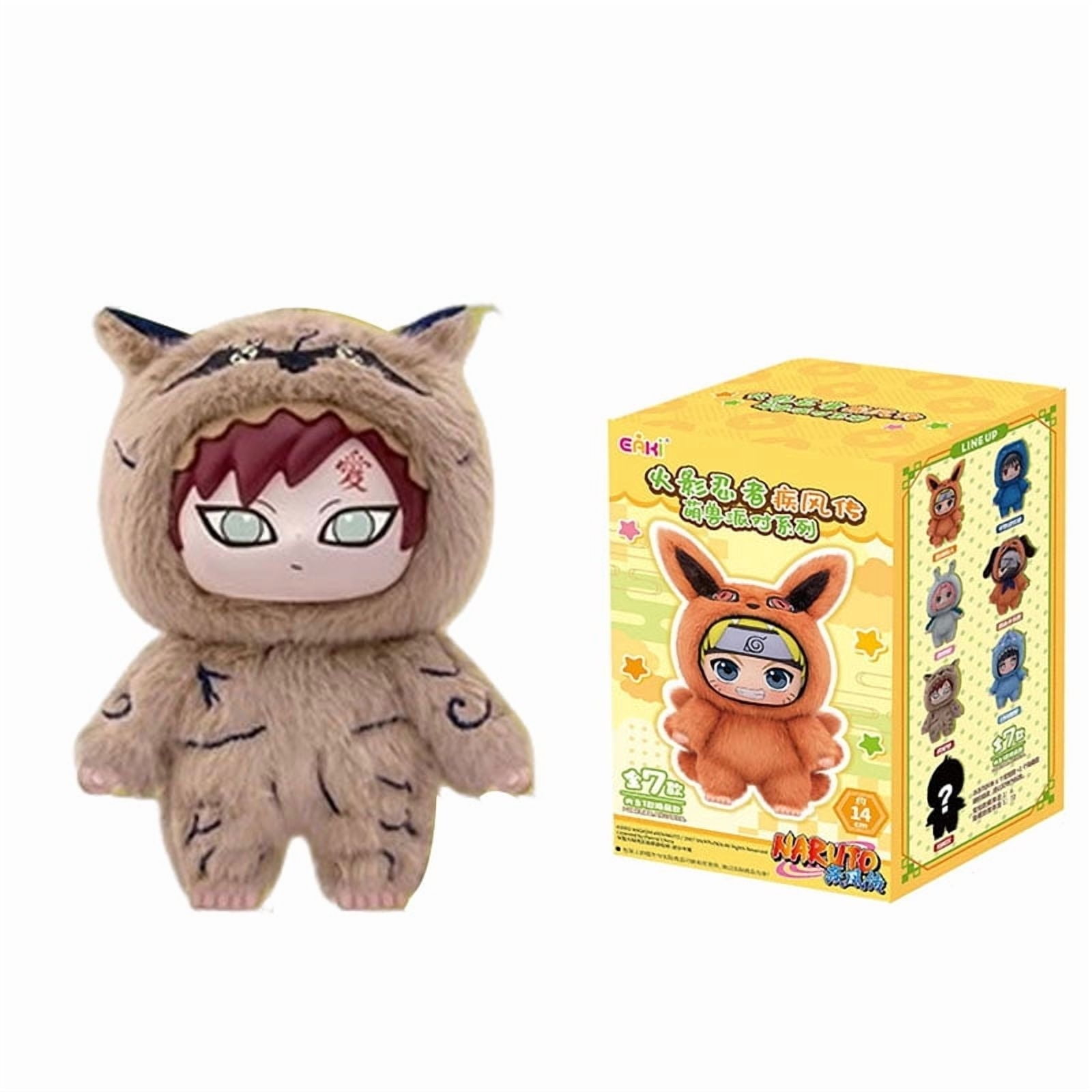New EAKI Naruto Blind Box Shippuden Party Series Uzumaki Stuffed Shippuden Original Plush Figure Ornament Toy Collection Gift