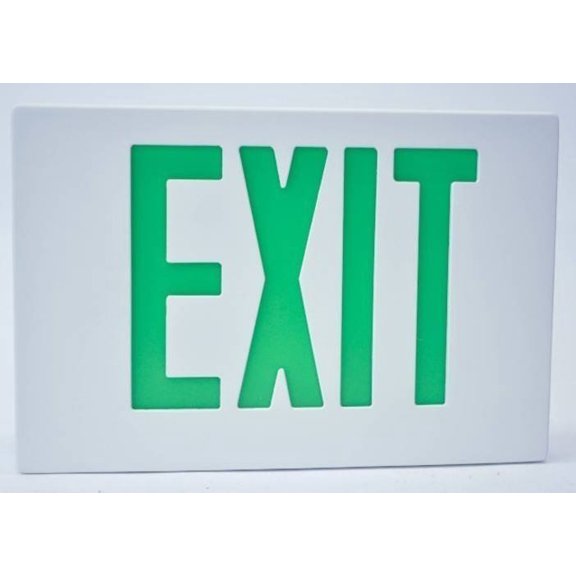 New EELP CA2GWW Green Exit Light Type X4 NIB