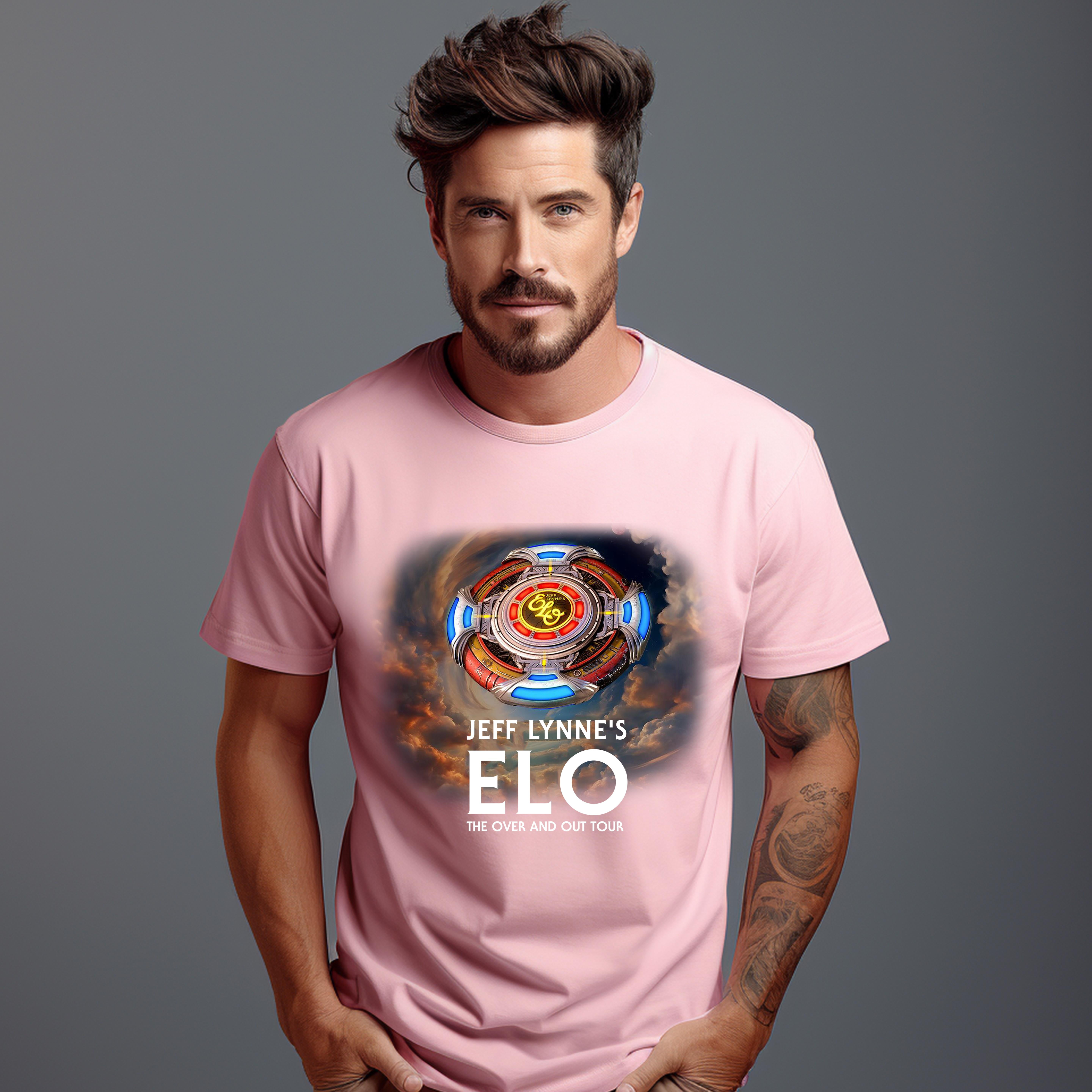 New ELO The Over and Out Tour 2024 Black TShirt, TShirt Beautiful