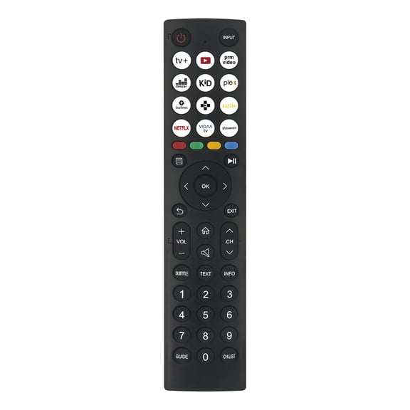 New EN2V36H-NVS Replace Remote Control Fits for Hisense TV 32E4KTUK 55E7KQTUK 58A6KTUK 65A6KTUK Vidaa 55E7KQTUK 58A6KTUK 65A6KTUK Vidaa