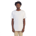 thumbnail image 1 of New EPTM. Men's OG Hype Hipster Hip Hop Extended Long Cotton Scoop T-Shirt Tee (White, 3XL), 1 of 3