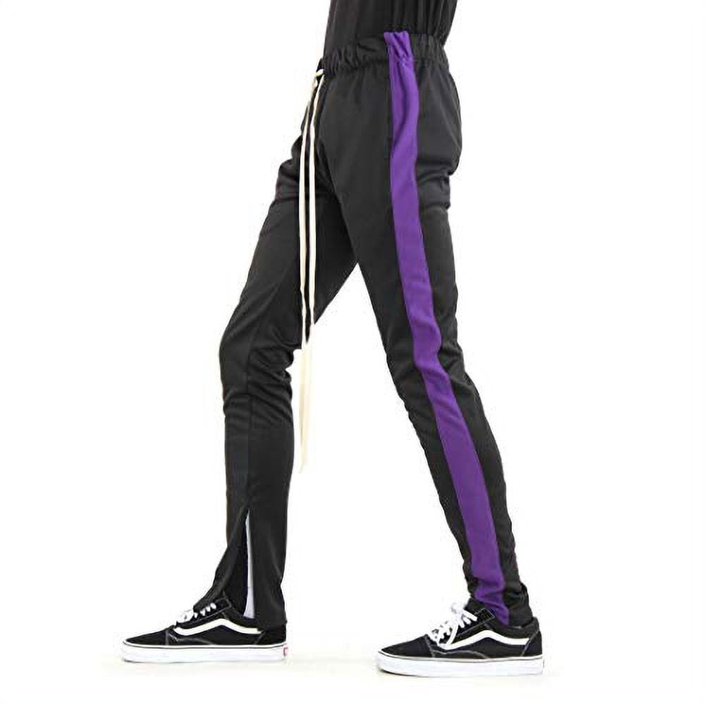 TECHNOSPORT Men's Regular Fit Track Pants (OR19_Black_M) : Amazon.in:  Clothing & Accessories