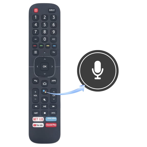 New ERF2G60H Replace Remote Control Fits for HISENSE 65H9020F 65H9040F 75H6570G 32H5500G 32H5510G 43H5510G 43H5580G 32H5550F 32H5590F 40H5550F 40H5560F 43H6590F 55H8050F 55H8090F