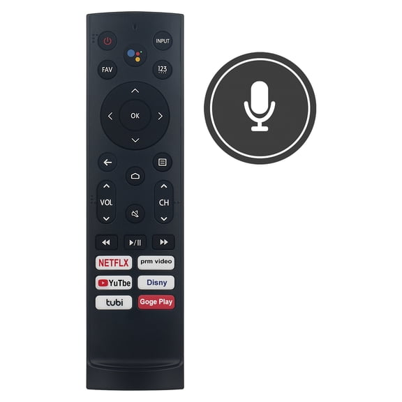 New ERF3B90H Voice Replace Remote Control fit for Hisense Android TV 65A66FUA 75U7G 55A66FUA 65A53FUA 43A53FUA 75A53FUA