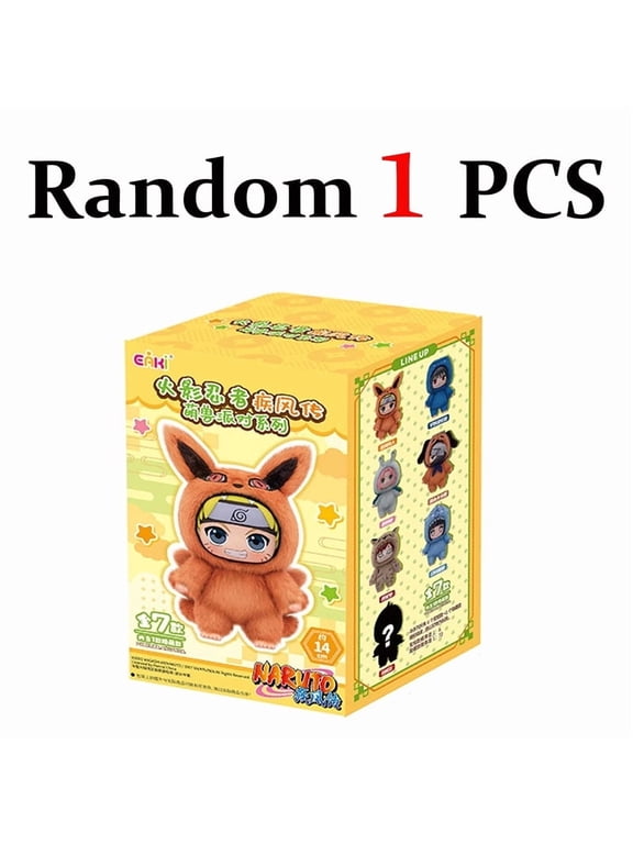 New Eaki Naruto Cute Beast Party - Naruto & Sasuke Blind Box Figure Keychain Charm Ornament Toy Christmas Gift