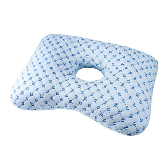 New Ear Hole Pillow for Side Sleepers & Ear Protection | Ergonomic Support Pillow for Adults, Elderly & Post-Surgery | Soft Breathable Material for Home, Salon or Hospital Use