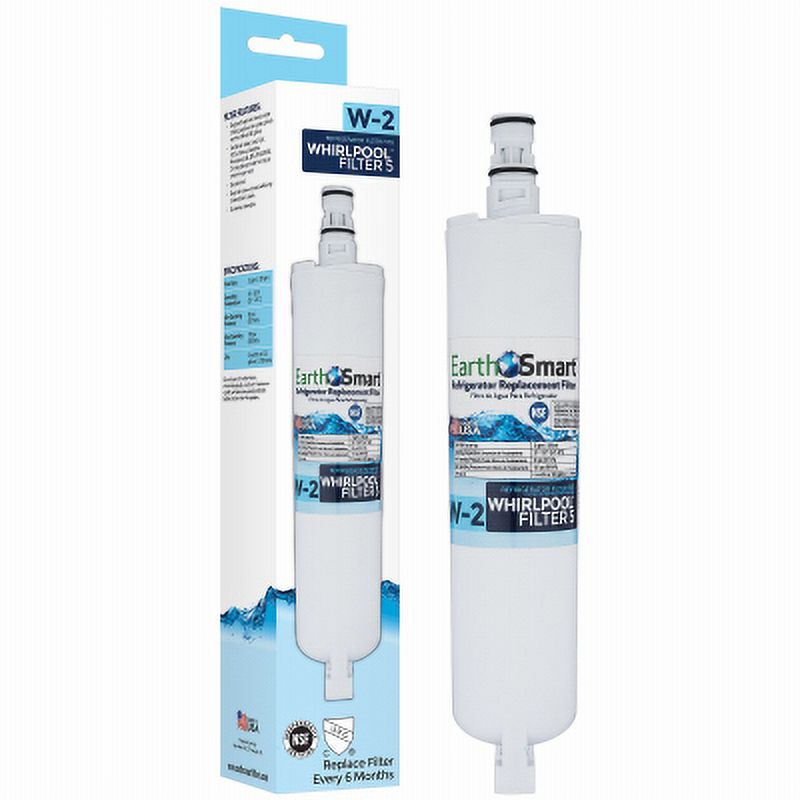New EarthSmart W2 refrigerator replacement water filter is certified