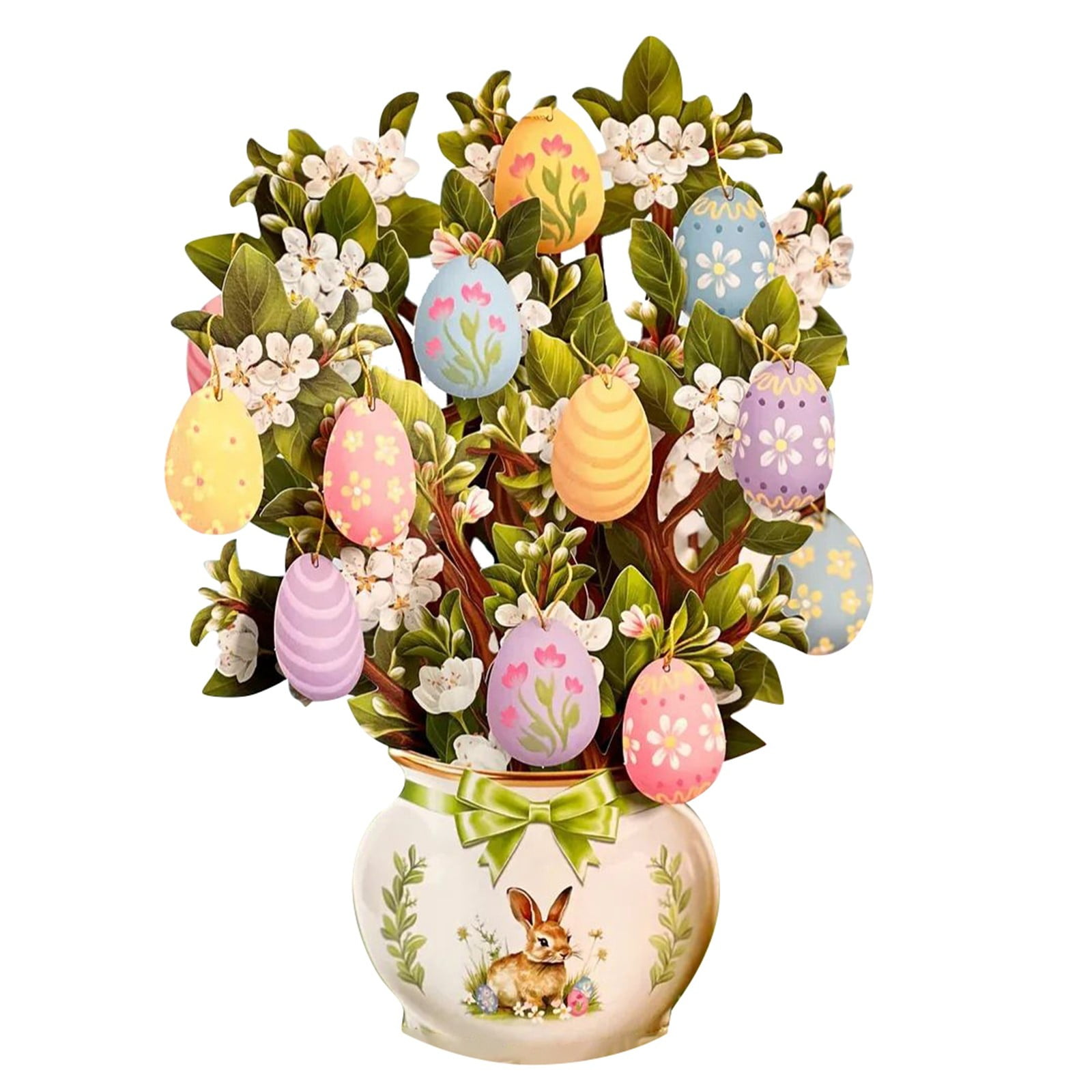 New Easter Egg Tree Easter Egg Decorative Greeting Card Display Props new easter egg tree easter egg decorative greeting card display props