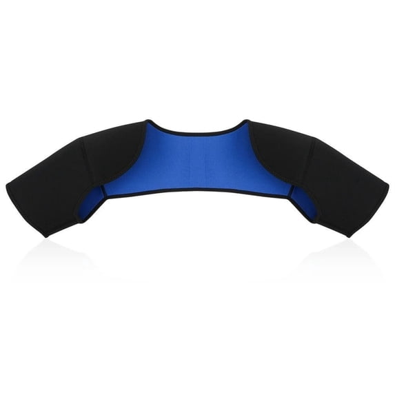 New Easy To Wear Breathable Badminton Sports Shoulder Protection Weightlifting Sport Brace Safe Protector Shoulder Double Shoulder Back Support M