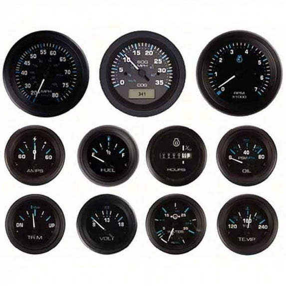 New Eclipse Series Gauges sierra 68409p 2" 12 Battery Condition Indicator Dial Range - Sender Code N/R