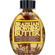 New Ed Hardy Brazilian Browning Butter Dark Tanning Lotion - Skin Softening Golden Tanning Butter with Cupuacu Butters & Coconut Oils for Intense Skin Hydration 13.5 oz.