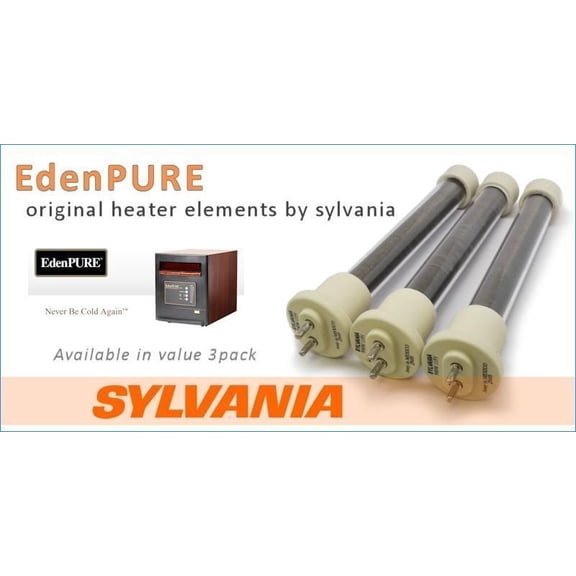 New EdenPURE GEN 4 USA 1000 Bulb Kit Set of 3 Sylvania Heating Elements US001