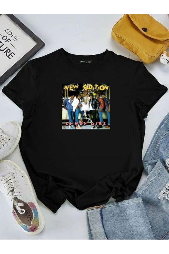 New Edition Candy Girl Classic R&B Music Group Fan Unisex Tee, for men & women, up to size 5XL
