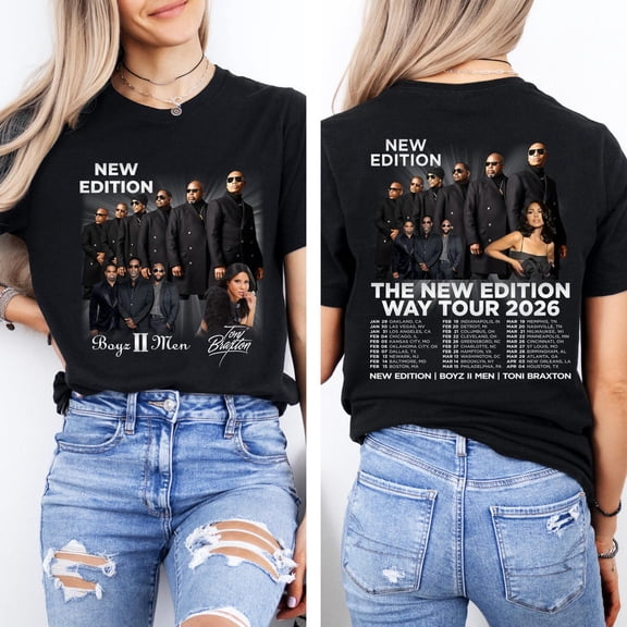 New Edition Way Tour 2026 Shirt, R&B Concert Shirt, New Edition Way Tour Shirt, Concert Matching Tee, Gift for Fans Multi