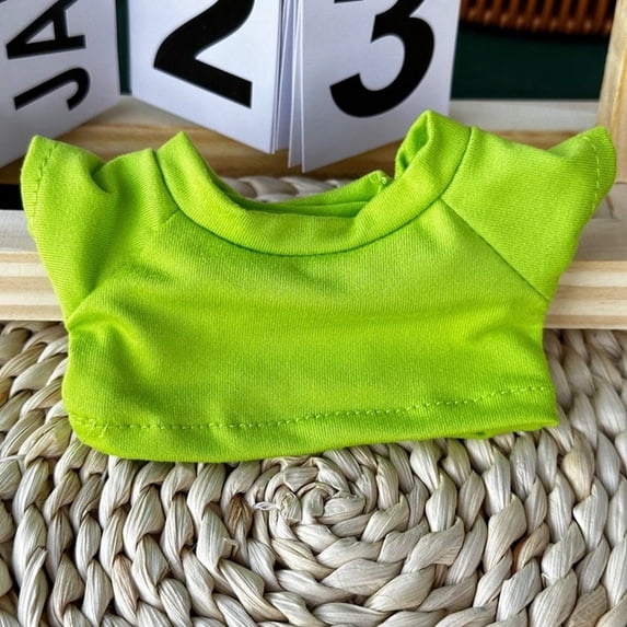 New Elastic T-shirt Sweaters Toys Accessories Mini Clothes Idol Doll Outfit Hoodies T-shirt 20cm Doll Clothes 3