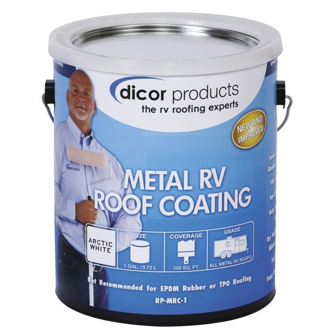 New Elastomeric Metal Rv Roof Coating dicor Rpmrc1 Gallon