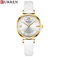 thumbnail image 1 of New Elegant Style Green Wristwatch CURREN Brand Top Luxury Women's Quartz Watches Fashion Leather Strap Ladies Clock Femme 9080, 1 of 1