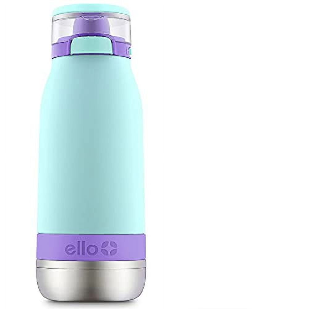 New Ello Emma Vacuum Insulated Stainless Steel Kids Water Bottle with ,  14oz, mint
