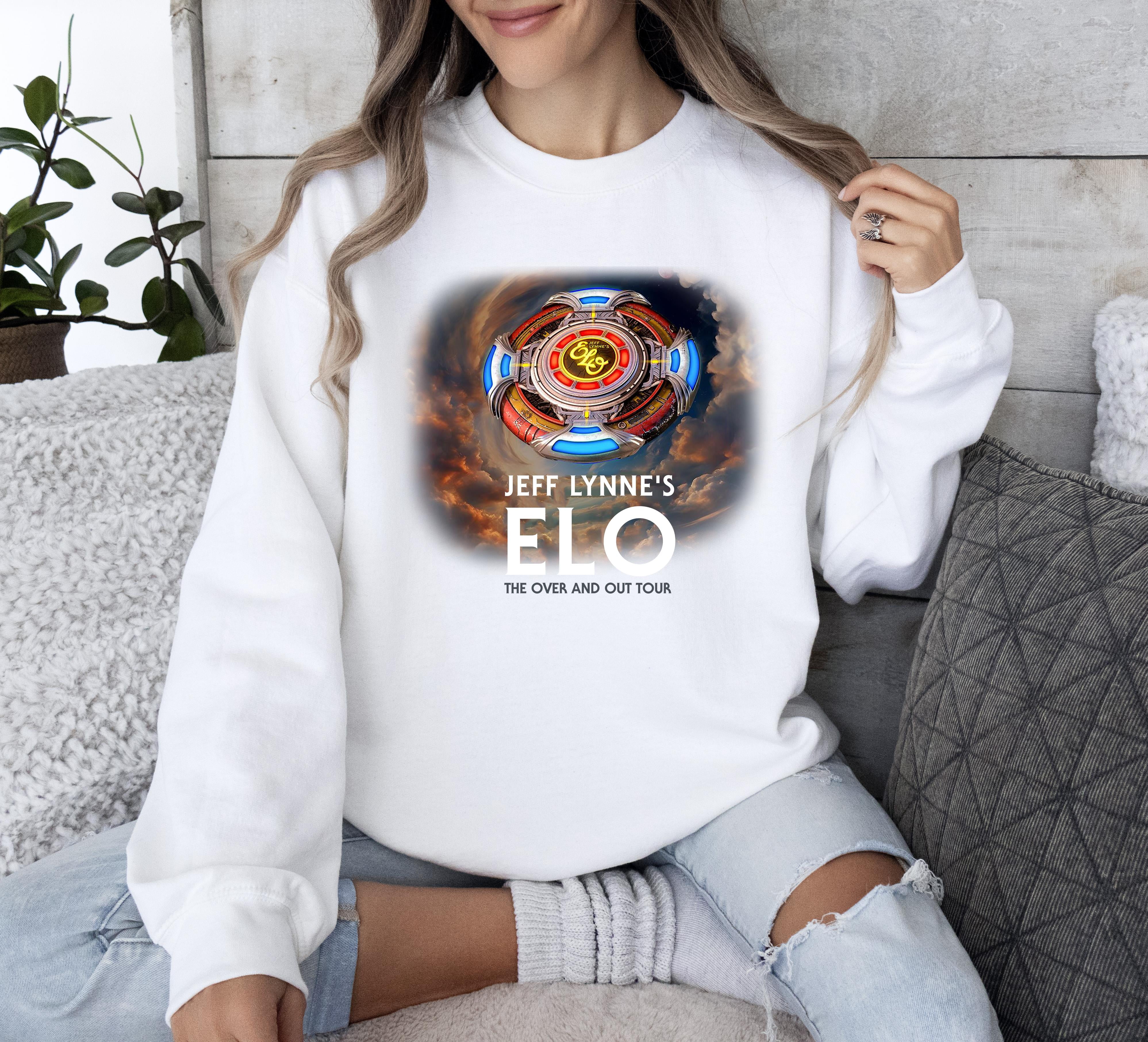 New Elo The Over And Out Tour 2025 Black Sweatshirt
