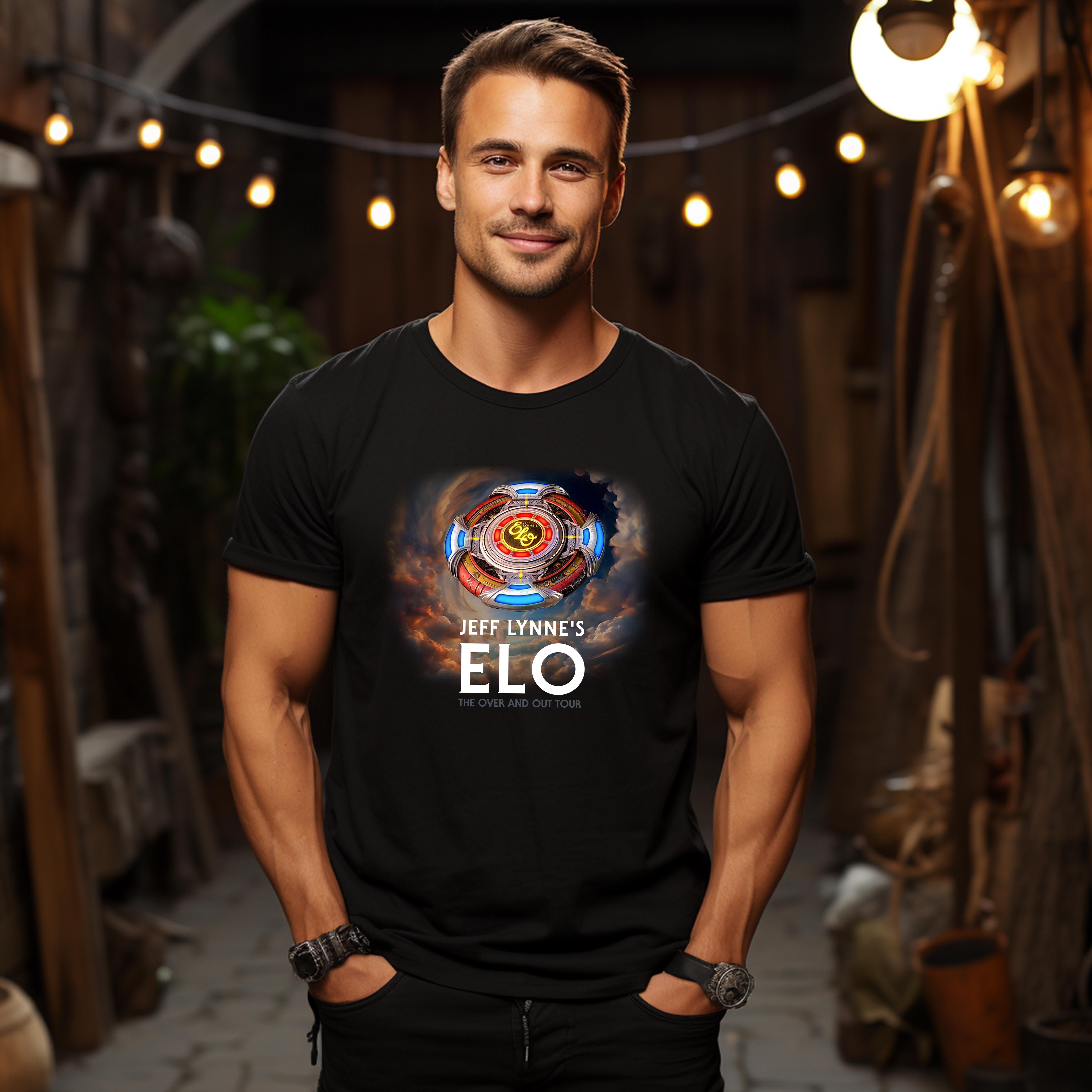 New Elo The Over And Out Tour 2025 Black TShirt, Unisex TShirt Your