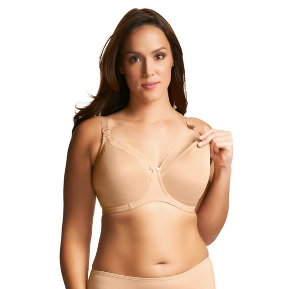 New Elomi Lingerie Smoothing UW Moulded Nursing Bra 3912 Nude 44F