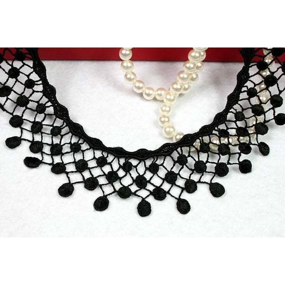 New Embroidered Venice Lace Trim Guipure By Yard Red White Blue Gray Pink Lilac