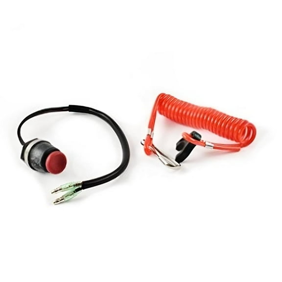 New Emergency Cut Off Switch Compatible With Johnson/Evinrude Nissan/Tohatsu 1 Cyl 4 Stroke 5 HP 3 Cyl 2.677 Bore 40 HP 2 Cyl 4 Stroke 9.8 HP 4-40 HP Engines 398068300 362-095 5040241