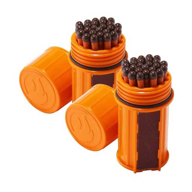 New Emergency Matches Waterproof Containers Pack of 2