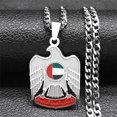 thumbnail image 1 of New Emirati Falcon Pendant Necklace for Women Men 14K Yellow Gold Eagle Jewelry Birthday Anniversary Gift New, 1 of 8