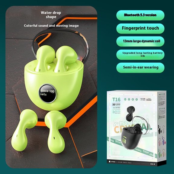 New Endurance HiFi Surround Sound Wireless Bluetooth 53 Fingerprint Touch Headset