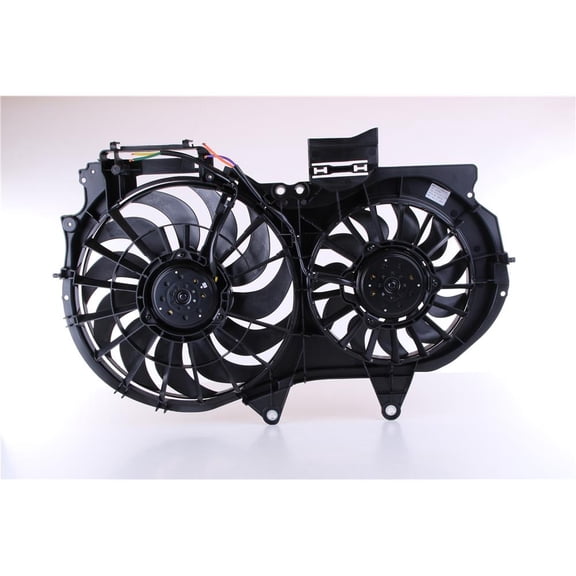 Engine Cooling Fan Motor Assembly Compatible with 2002-2008 Audi A4 1.8L 2.0L L4 Turbo 8E0959455 8E0121207 Direct Fit OEM Replacement