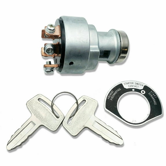 New Engine Ignition Key Starter Switch Assembly w/ 2 Keys for Kubota 66706-55120