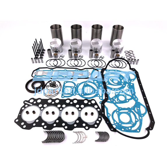 New Engine Rebuild Kit+Water&Oil Pump For Mitsubishi S4Q S4Q2 Clark Forklift 19-42KW