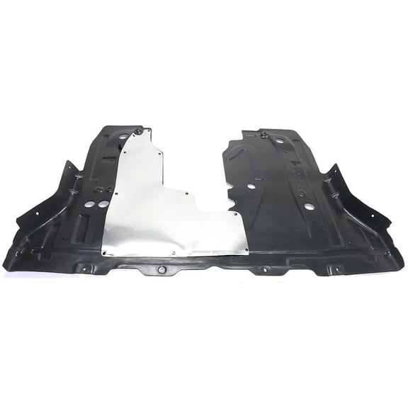 OEM Grade Engine Splash Shield Under Cover Compatible with 2012-2017 Buick Verano 2.4L 4-Cyl 2.0L 4-Cyl Front Plastic OEM 23428362 Under Engine Undercarriage Protection Bolt-On Fit