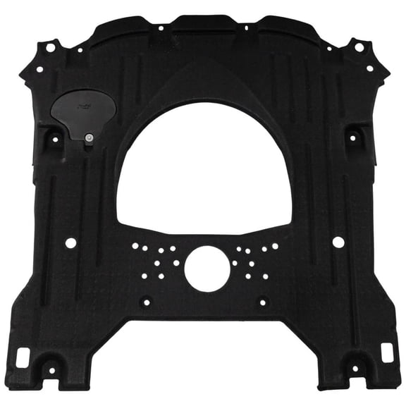 Under Engine Cover Splash Guard Fits 2020-2024 Chrysler Pacifica Front Plastic Guard 68497991AA Undercarriage Protection Road Debris Shield Bolt-On Fit Direct Fit OE Spec
