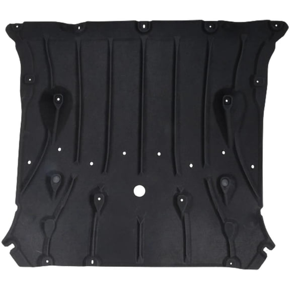 Engine Splash Guard Under Cover Compatible with 2021-2023 Ford Mustang Front Bolt-On OEM LJ9Z6775B Under Engine Undercarriage Protection Road Debris Shield Bolt-On Fit Direct Fit