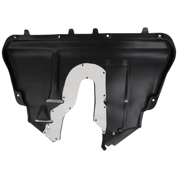Under Engine Cover Compatible with 2019-2023 Jeep Cherokee Lower 2.0L 4-Cyl Direct Fit OE Spec Undercarriage Protection Road Debris Shield Bolt-On Fit Protective Panel Engine Bay Shield
