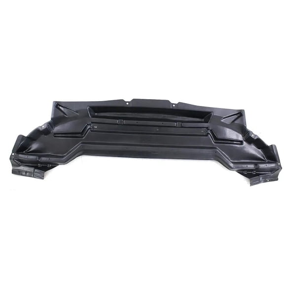 OEM Grade Engine Splash Shield Under Cover Compatible with 2009-2010 Ford Focus 2.0L 4-Cyl Front Plastic OEM 9S4Z8327A Under Engine Undercarriage Protection Road Debris Shield