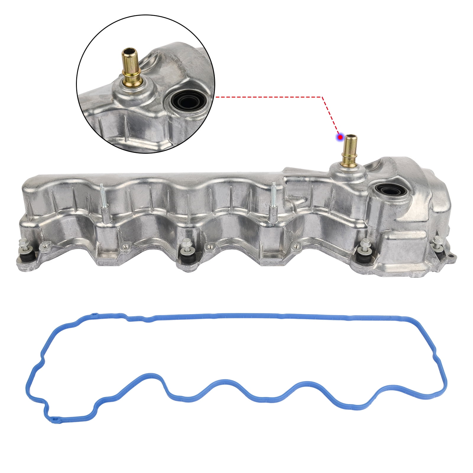 Turitrade Left Side Valve Cover With Gasket – Fits Ford Expedition & Lincoln Navigator 4.6L /5.4L